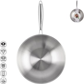 Уок тиган от неръждаема стомана ø 30 cm Steela – Orion