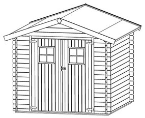 Градинарско съхранение Leila 7.5m2