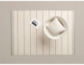 Светлосив и кремав килим за открито и закрито 60x85 cm Belle Warm Grey – Pappelina