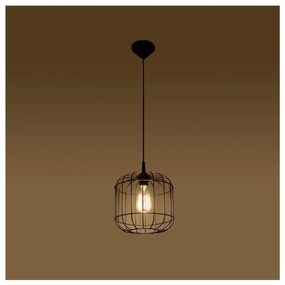 Черна висяща лампа ø 23 cm Albino - Nice Lamps