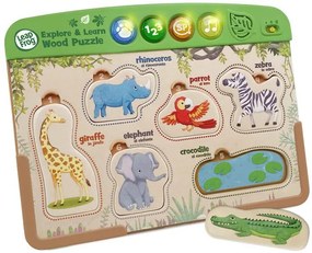 Vtech - Интерактивен дървен пъзел с животни V613643