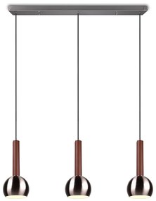 Сиво висящо осветително тяло Ciliana – CINQUE