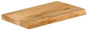 370476 vidaXL Плот за маса, жив ръб, 60x30x3,8 см, масивно дърво манго