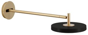 Черна LED затъмняваща се стенна лампа ø 15 cm Asteria Wall Long – UMAGE