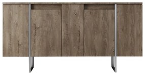 Конзола Luxe, цвят Орех Сребърен