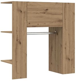 857038 vidaXL Шкаф за антре, дъб артизан, 97,5x37x99 см, инженерно дърво