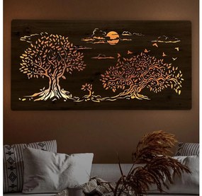 Li-Go 5307/DUB2 - Димируема настенна LED декорация LED/24W/230V 120x60 cm дъб