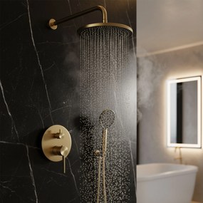 Душ система за вграждане Rea Foster Brush Gold