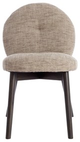 Бежови тапицирани трапезни столове в комплект 2 бр. Sinosa – Light &amp; Living