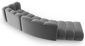 Светлосив ъглов диван (десен ъгъл) Lupine – Micadoni Home