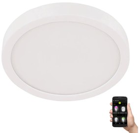 Eglo 30891 - LED Лампа за баня FUEVA LED/20,5W/230V IP44 бяла