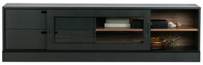 Масичка за телевизор от черен бор 180x50 cm James - WOOOD