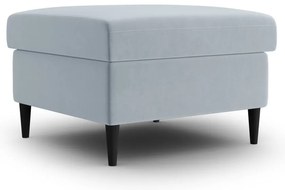 Светлосиня кадифена табуретка Kyoto – Cosmopolitan Design