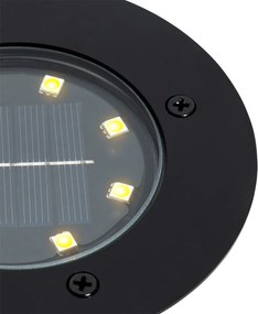 Модерен наземна лампа черен с LED IP65 Слънчев - Terry