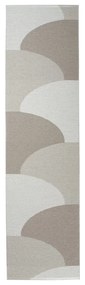 Бежова пътека за открито и закрито 70x270 cm Hill Dark Linen – Pappelina