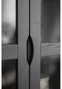 Кафява витрина от декор от дъб 82x185 cm Filippa – Rowico