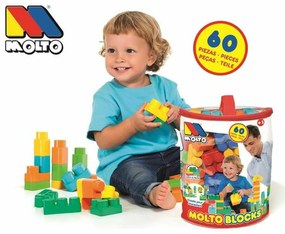 Лодка със Строителни Блокове Moltó Blocks (60 pcs)