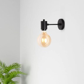 Черна метална стенна лампа Alto - Squid Lighting