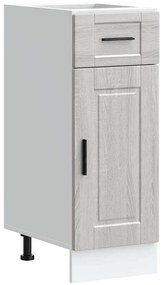 853943 vidaXL Кухненски шкаф Porto, сив сонома, инженерно дърво