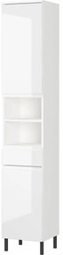 Бял висок шкаф за баня 34x190 cm Salinas - Germania