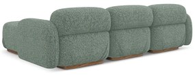 Светлозелен модулен ъглов диван (променлив) Ailani – Makamii