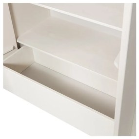 Кремав модулен шкаф от борова дървесина 101x210 cm Basu - WOOOD