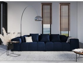 Диван от синьо кадифе 320 cm Rome Velvet - Cosmopolitan Design
