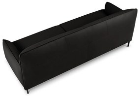 Диван от черна кожа , 235 x 90 cm Neso - Windsor &amp; Co Sofas