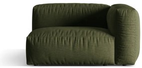 Зелен модул за диван (десен ъгъл) Martina – Micadoni Home