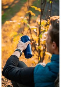 Тъмносиня термочаша за пътуване , 400 ml Fuori - Vialli Design