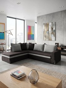 Ъглов диван Double-Beige-Right