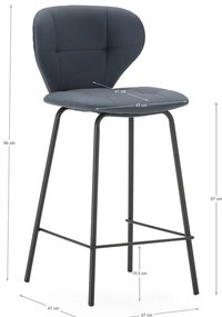 Тъмносиви бар столове в комплект от 2 бр. (височина на седалката 67 cm) Maura – Marckeric