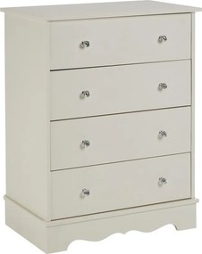 Скрин в цвят слонова кост 69x89x42 cm Emily – Premier Housewares