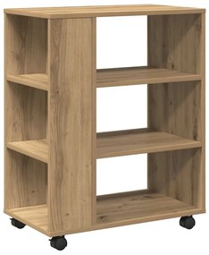 856657 vidaXL Шкаф за повиване Artisan Oak 60x35x75 cm Инженерна дървесина