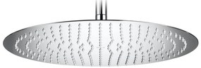 Душ глава A5B2650C00, Roca, за монтаж на стена или таван, ълтра тънка, хром, 40см