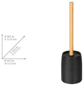 Черна четка за тоалетна от полиресин Altavalle – Wenko