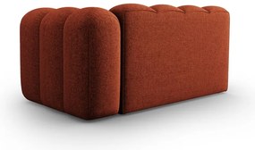 Модулен диван в тухлен цвят (десен ъгъл) Lupine – Micadoni Home