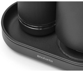 Комплект 2 бр дозатори Brabantia SinkStyle 1008504,  Подходящи за препарати за ръце и съдове, 200 мл, Минерализирано покритие, Тъмносив