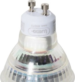 Комплект от 5 GU10 50mm LED крушки прозрачни 2.5W 450 lm 2700K