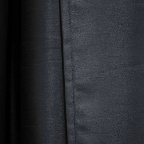 Тъмносиво перде от микросатен 140x240 cm Shana – douceur d'intérieur