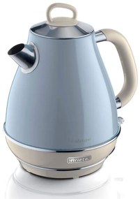 Електрическа кана VINTAGE 2869/05, 2000W, 1.7 л, Подвижен филтър, Прозорец за водата, 360C безжична основа, Син