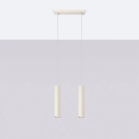 Кремаво висящо осветително тяло Castro – Sollux