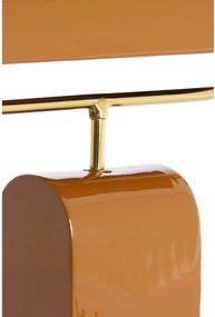 Оранжева метална настолна лампа (височина 38 cm) Cardona – Light &amp; Living