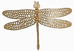 Метална декорация за стена 36x24 cm Dragonfly – Light &amp; Living
