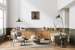 Дизайнерски стенен часовник LAMELE 50 x 50 cm