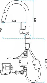 Смесител за кухня Rea Fresh Touch Brush Nickel
