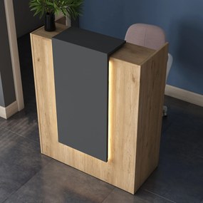 Рецепционна маса MA101, цвят Орех Антрацит