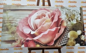 Картина на платно – Елегантни винтидж рози
