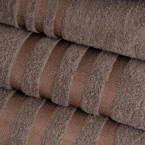 Кафява памучна кърпа от тери 50x100 cm Simple – Casa Selección