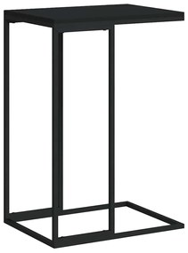 336130 vidaXL Странична маса, черна, 40x30x59 см, инженерна дървесина